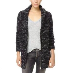 ARITZIA WILFRED FREE Orme Wool Alpaca Blend Zipper Shawl Coatigan Sz‎ XS